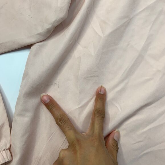 Shane Dawson Windbreaker Womens S Small Ice Peach Quarter Zip Pig Hoodie - Picture 12 of 15